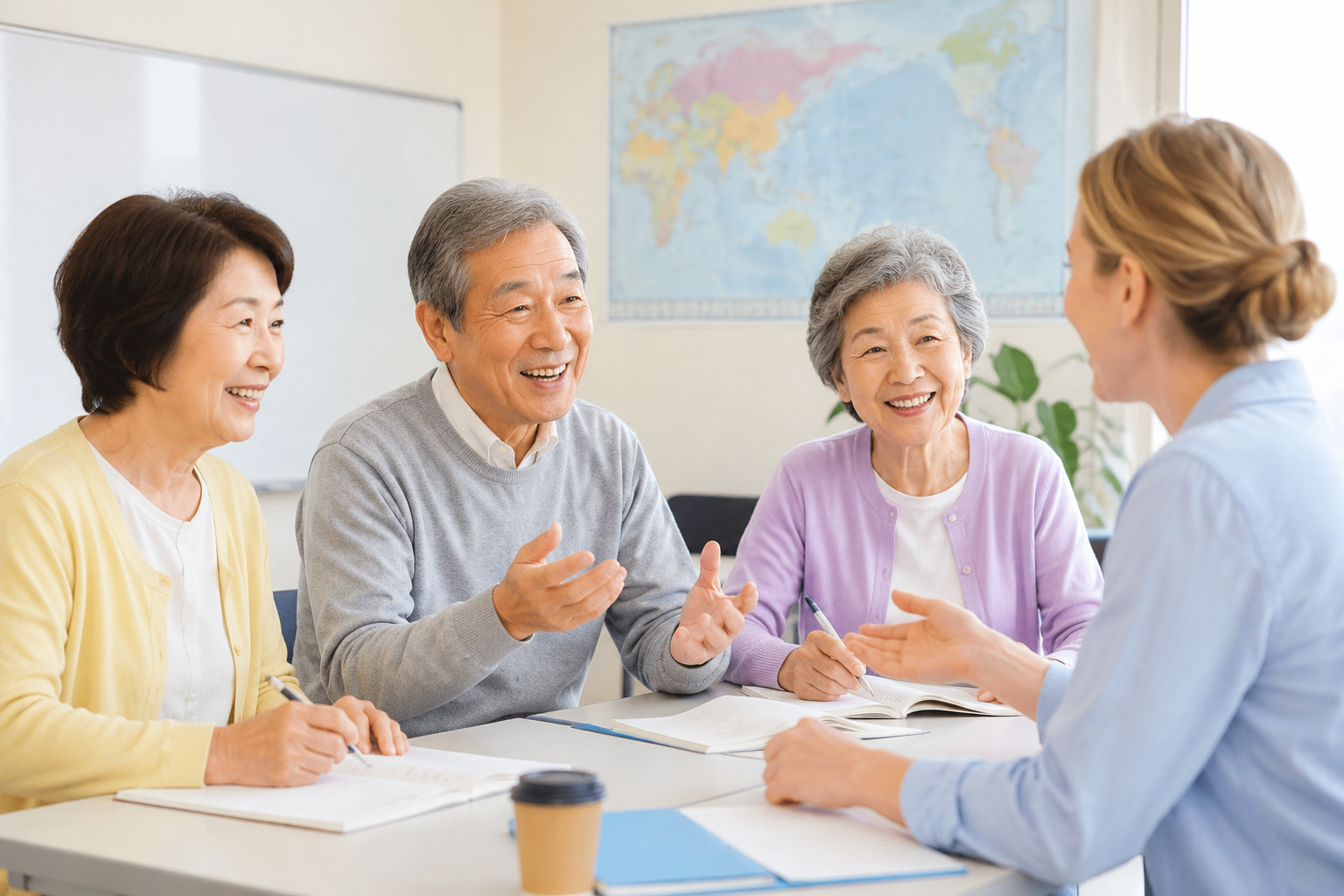 【シニアの英会話】初心者でも挫折しない学習法！海外旅行を目標に同世代の仲間と出会う